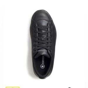 Converse Mens 7.5 Composite Toe Metal Free Wedge Sole Work Tennis Shoe Black New